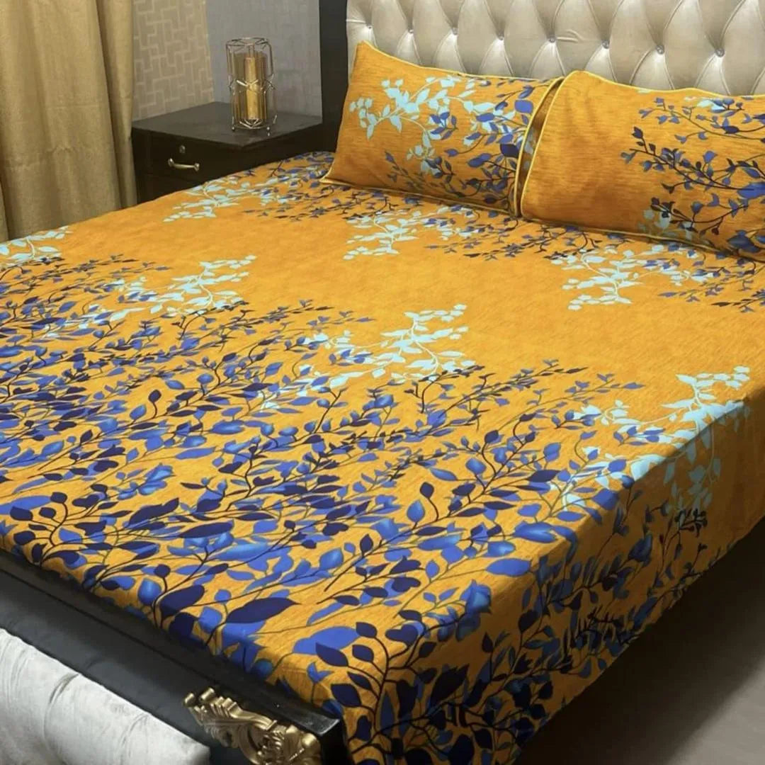 Premium crystal Double bedsheet